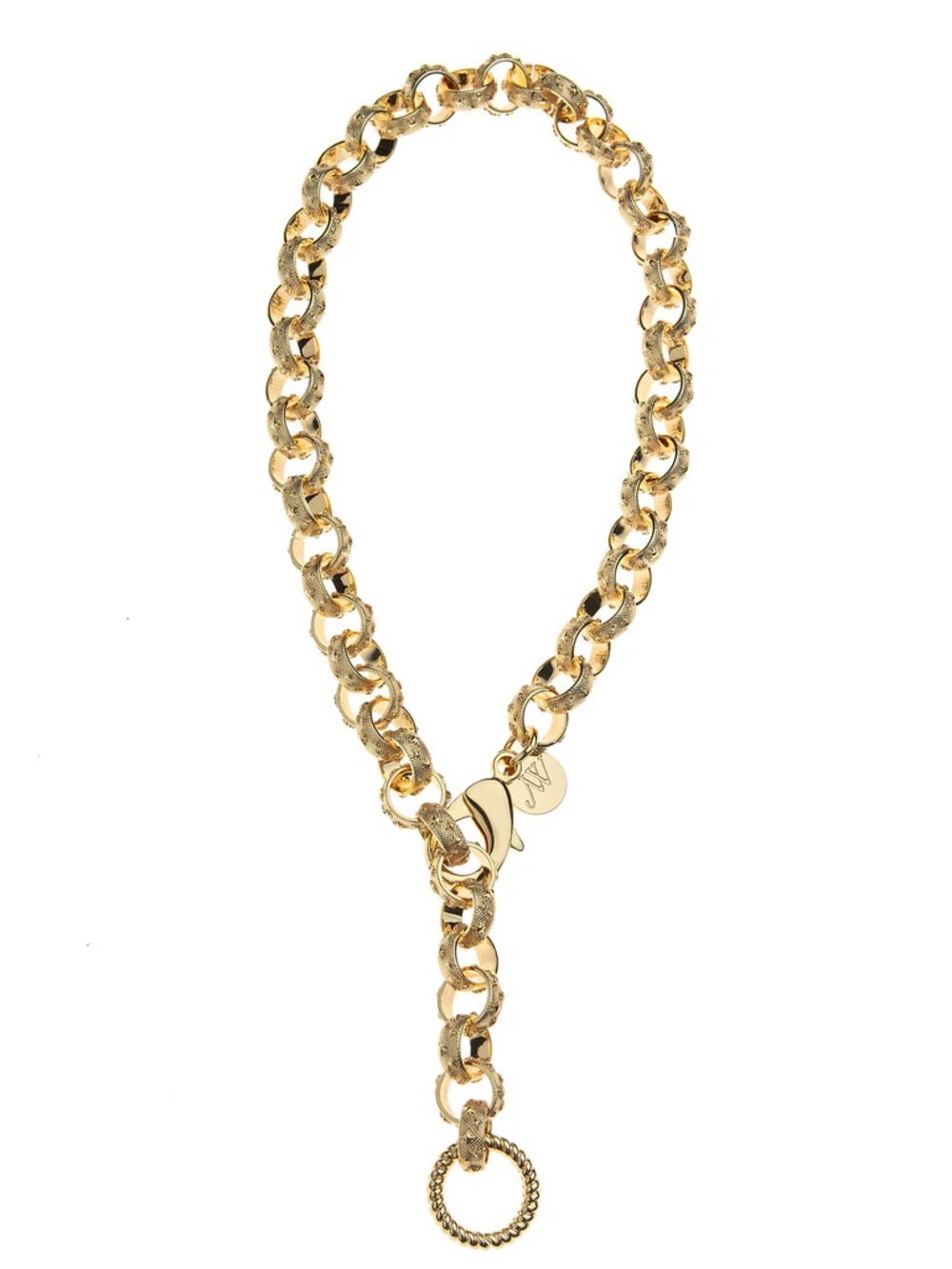 FOREVER Starry Night Lariat Rolo Chain - Picture 2 of 5